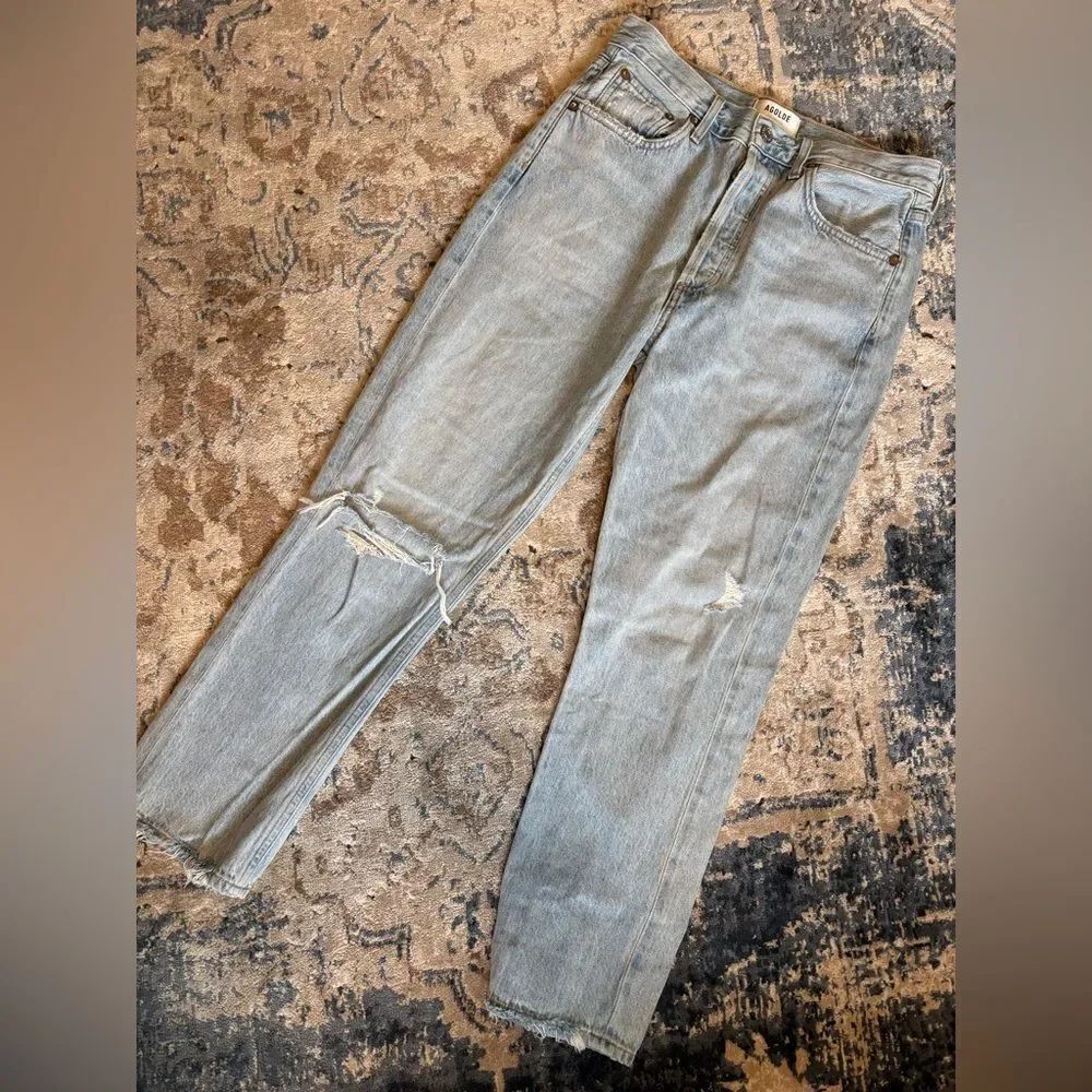 AGOLDE high rise straight Riley jeans 28
